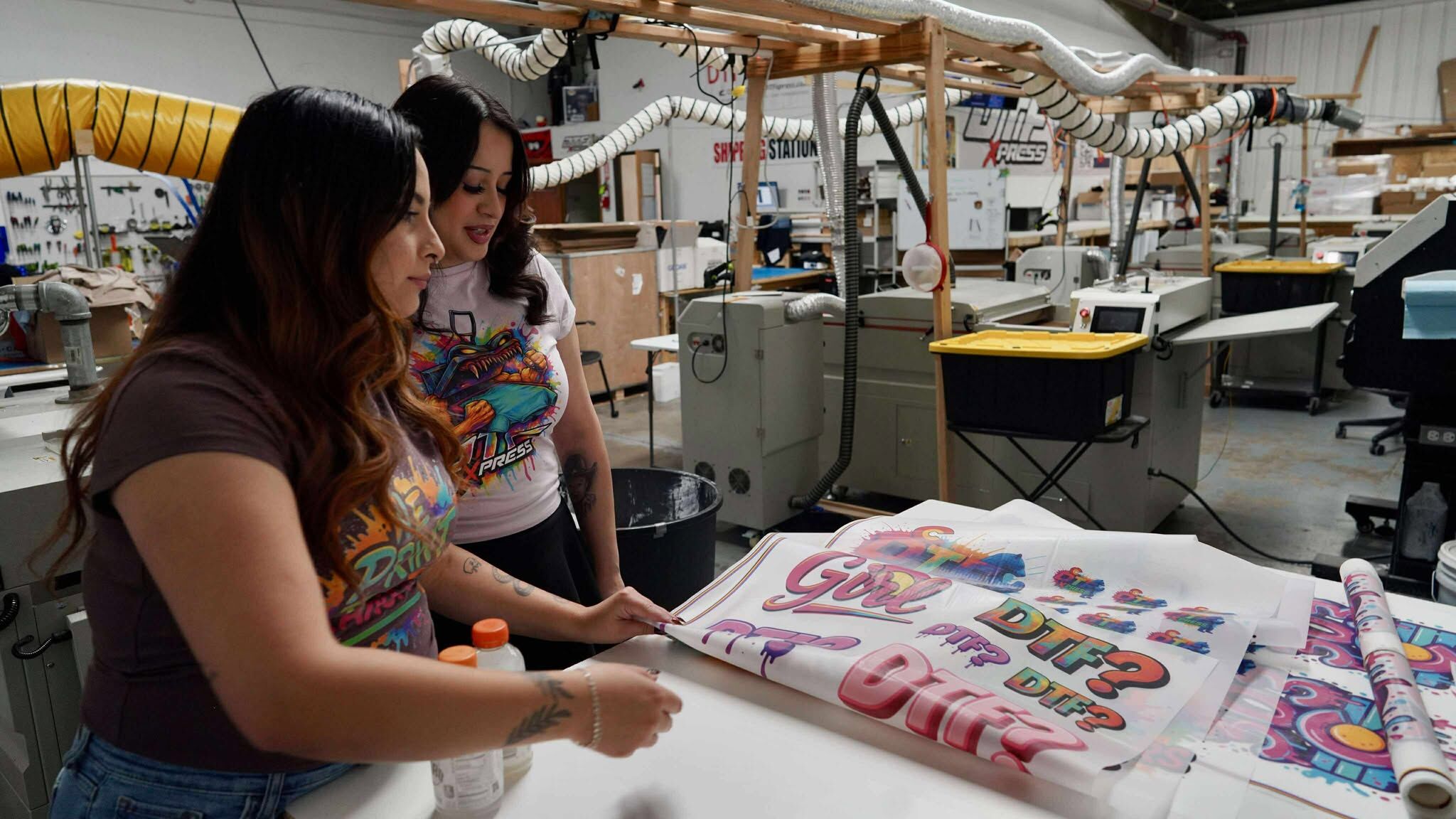 Direct-to-film transfers shipped to Utah