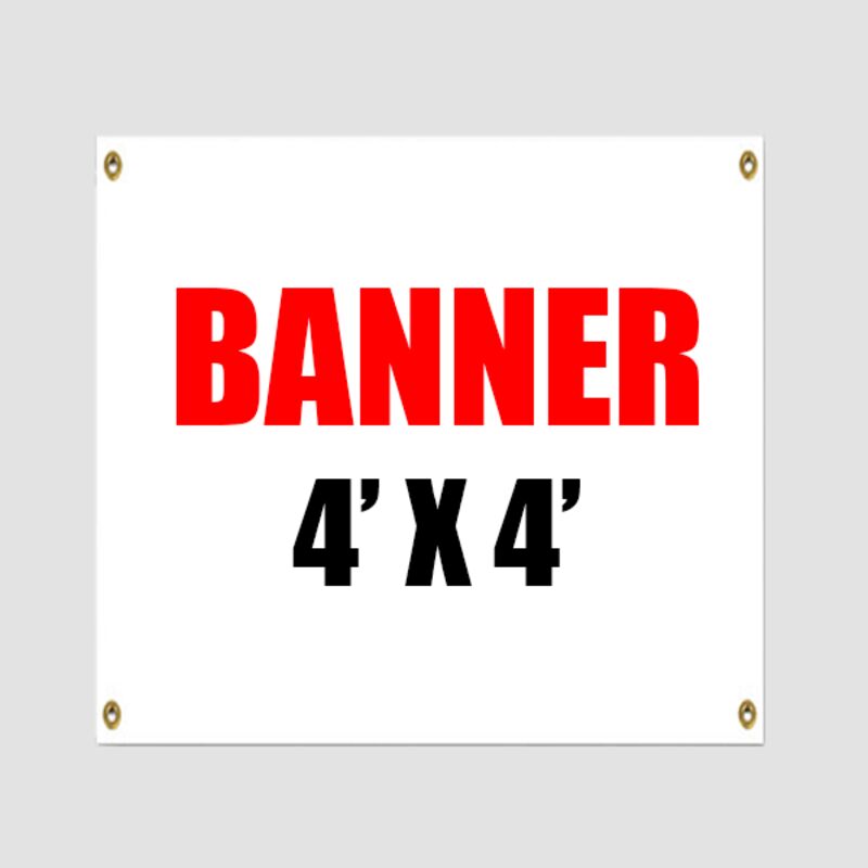 Banner 4' x 4' Thumbnail